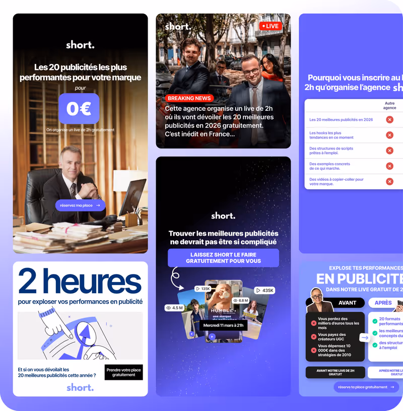 Projet Agence Short réalisé par Design Elite
