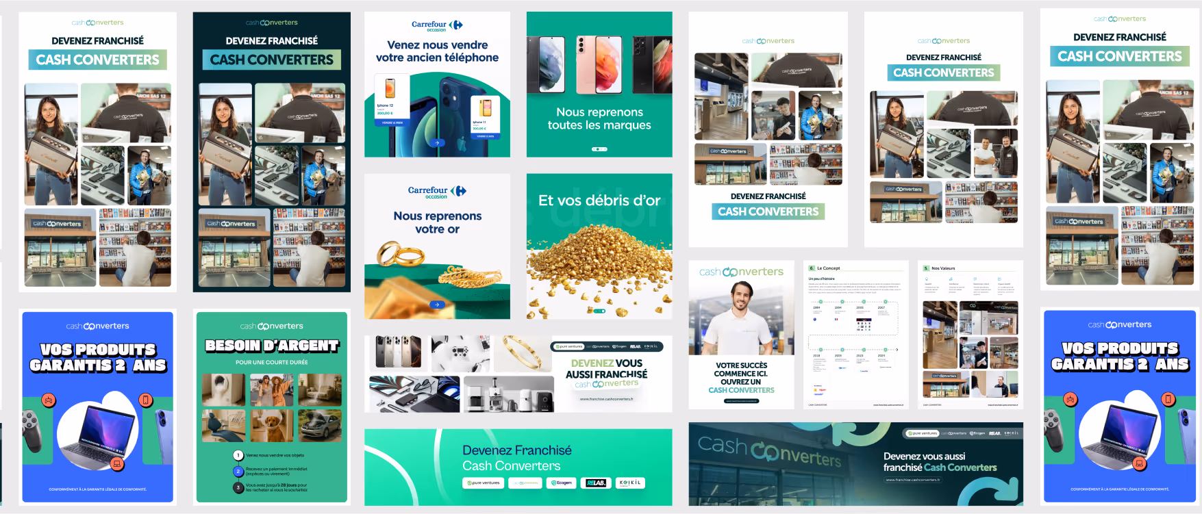 Image d'en-tête du cas client Cash Converters par Design Elite