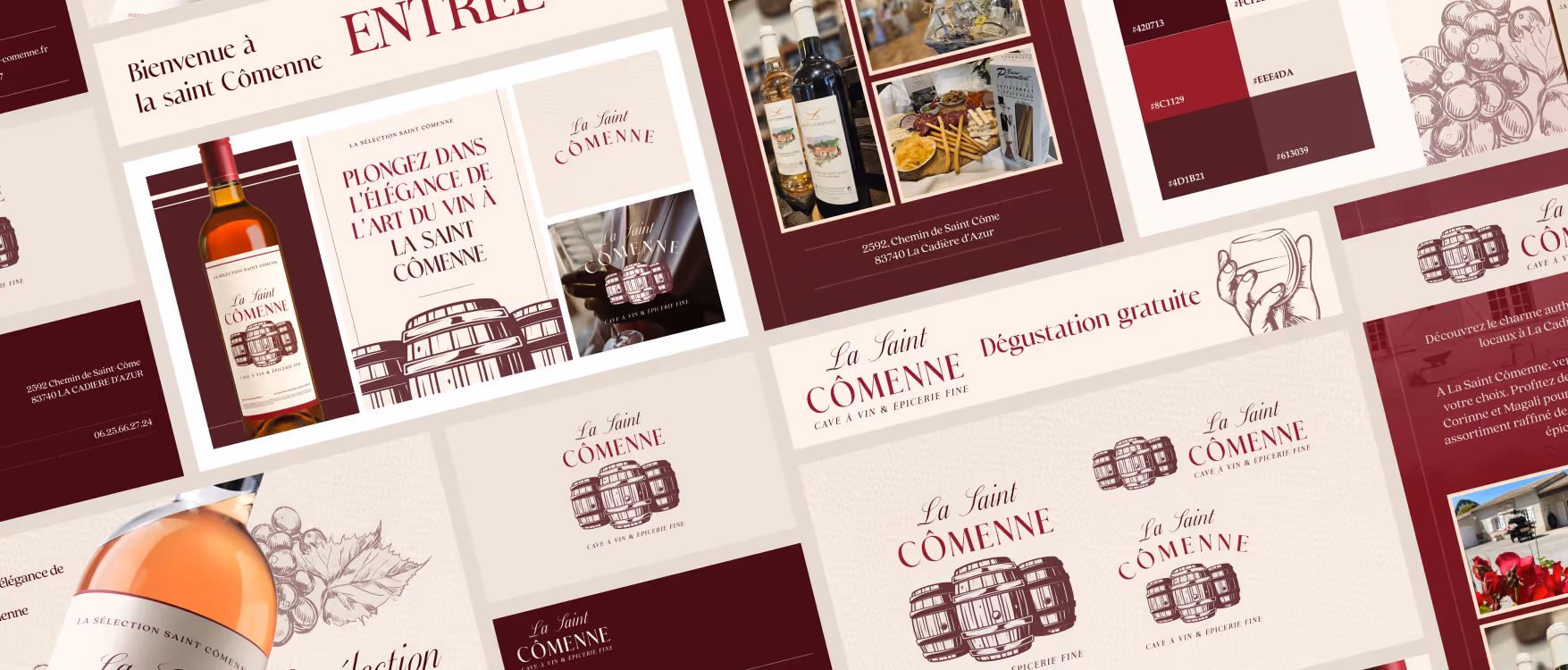 Image d'en-tête du cas client La Saint Cômenne par Design Elite