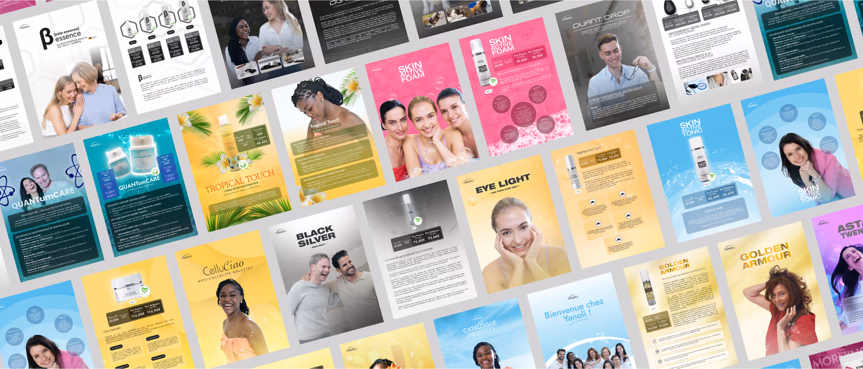 Image d'en-tête du cas client Yanoli par Design Elite