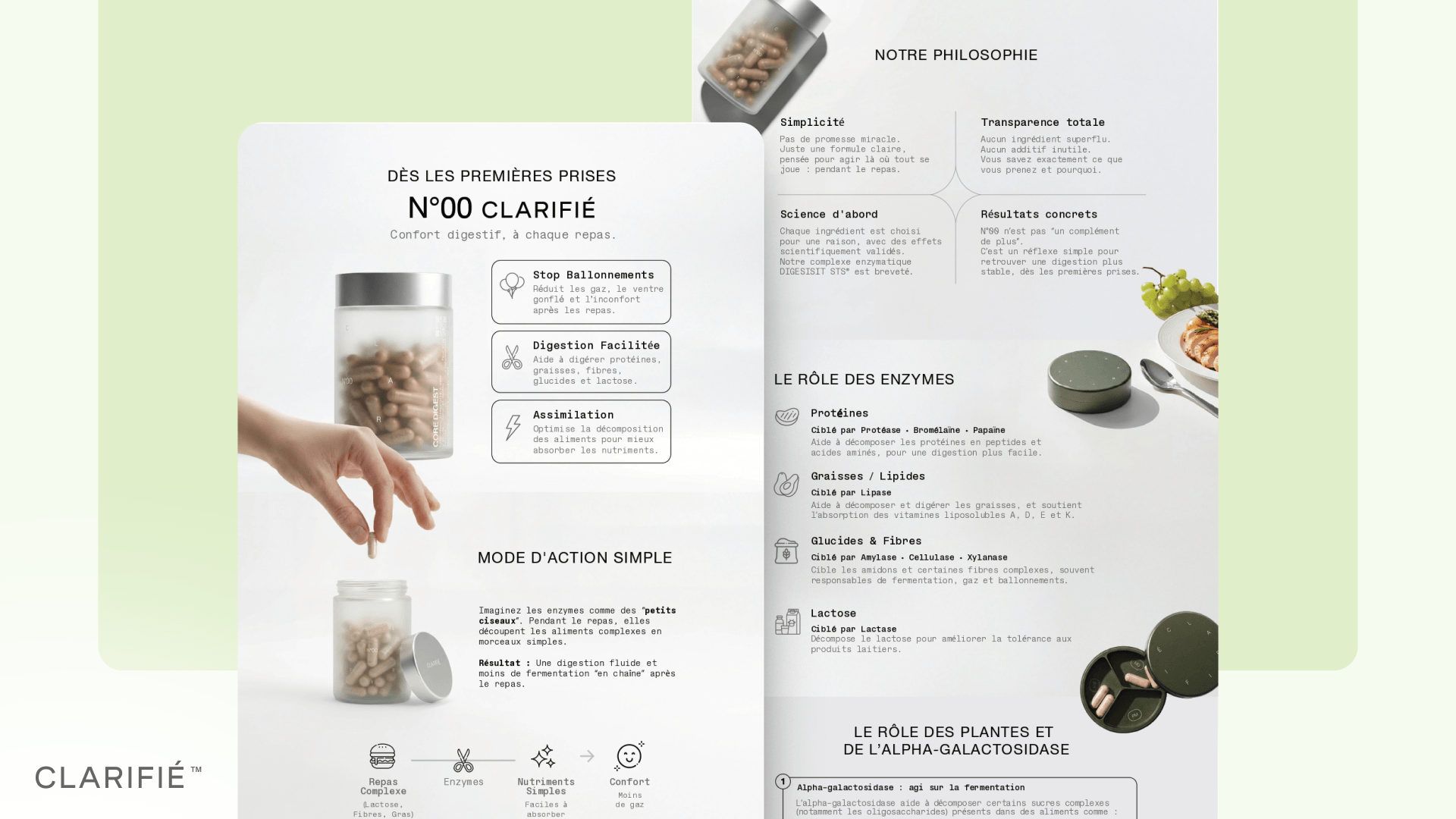 Image d'en-tête du cas client Clarifié par Design Elite