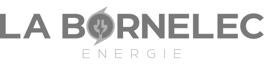 Logo La BorneElec Énergie, client de Design Elite