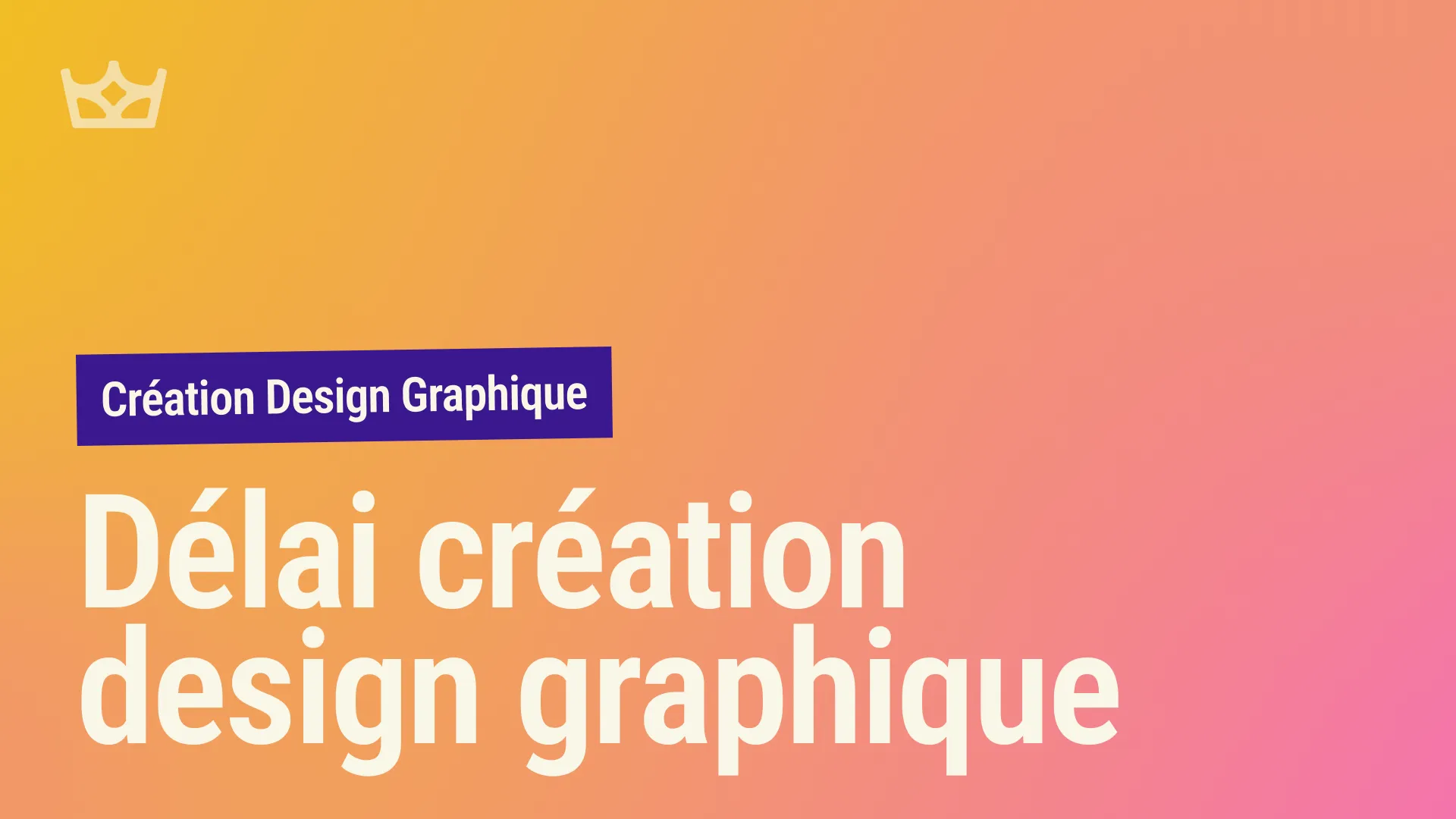 Vignette de l'article : Délai création design graphique