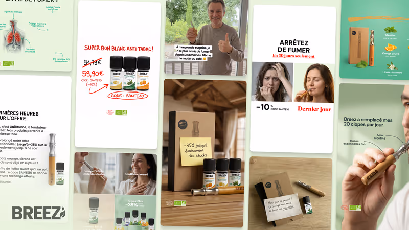 Image d'en-tête du cas client Breez par Design Elite