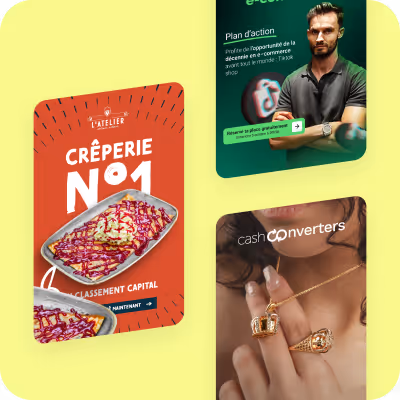 Illustration du service Creative ads de Design Elite