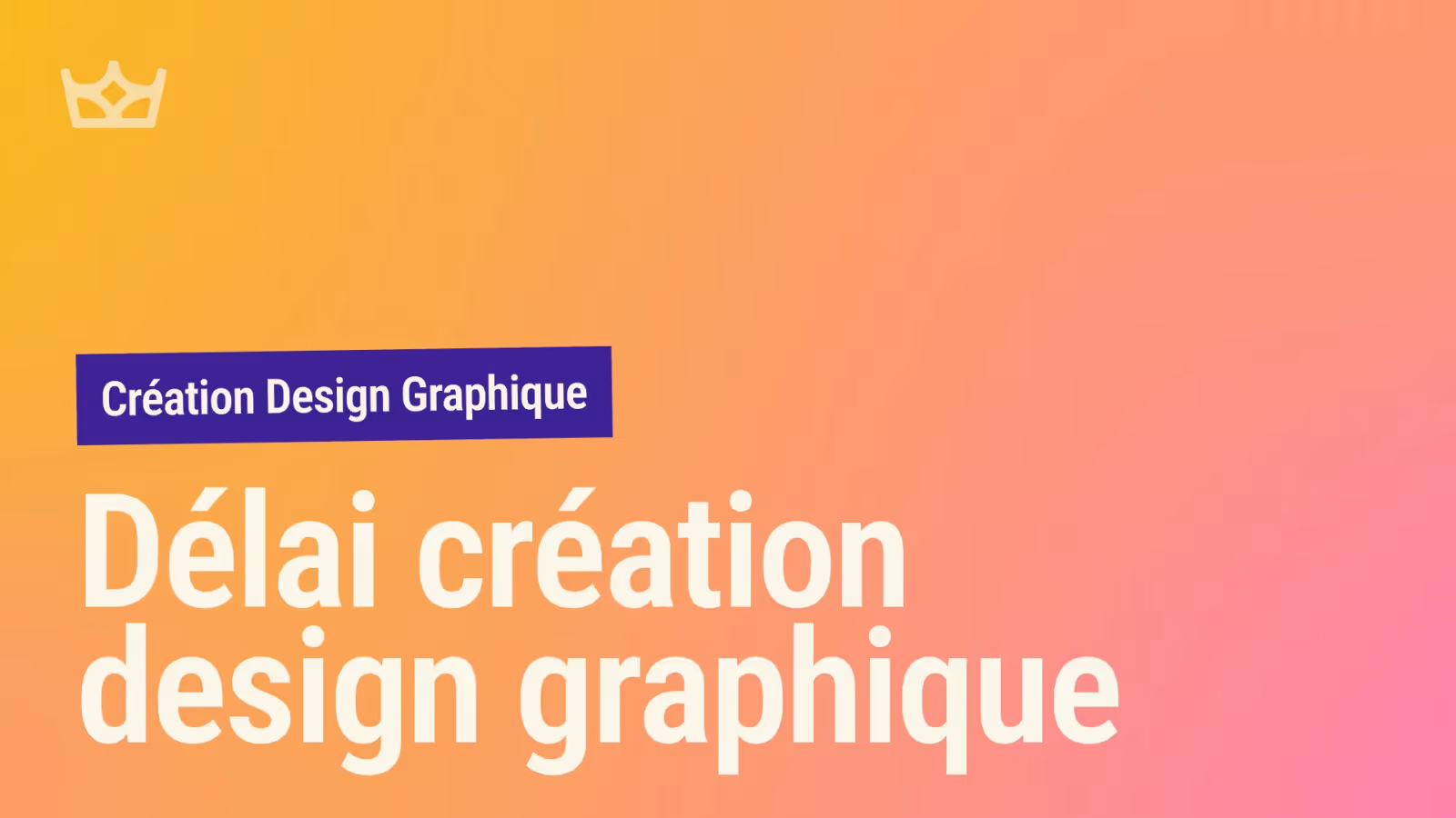 Vignette de l'article : Délai création design graphique