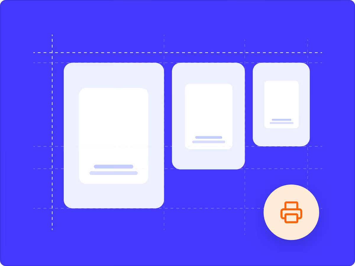 Visuel du service Print, avantage principal