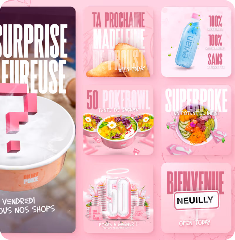 Projet Oh My Poke réalisé par Design Elite