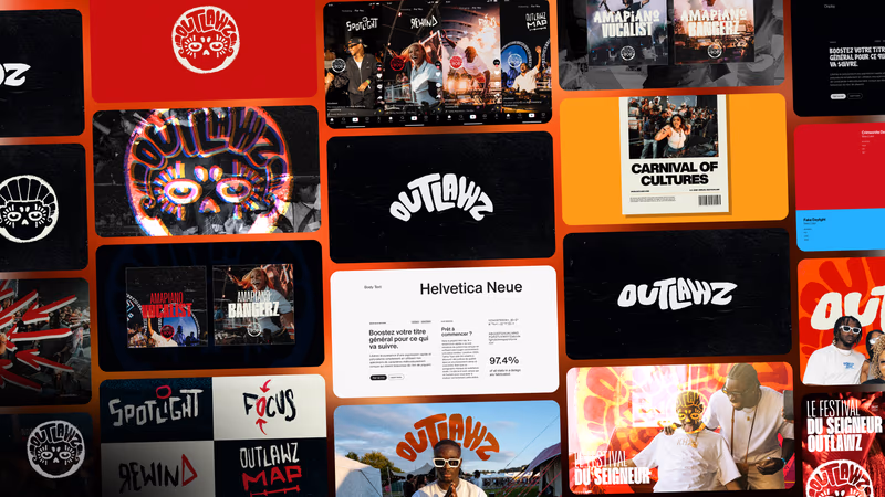 Image d'en-tête du cas client Outlawz par Design Elite