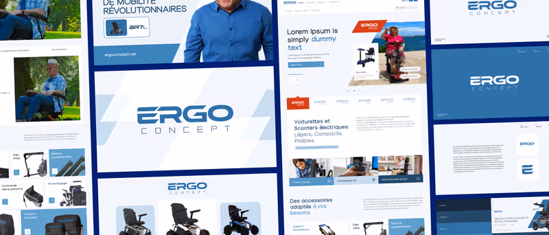 Image d'en-tête du cas client Ergo Concept par Design Elite