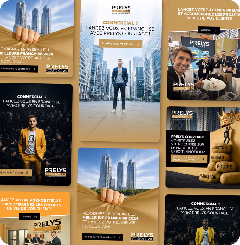 Projet Prelys Courtage réalisé par Design Elite