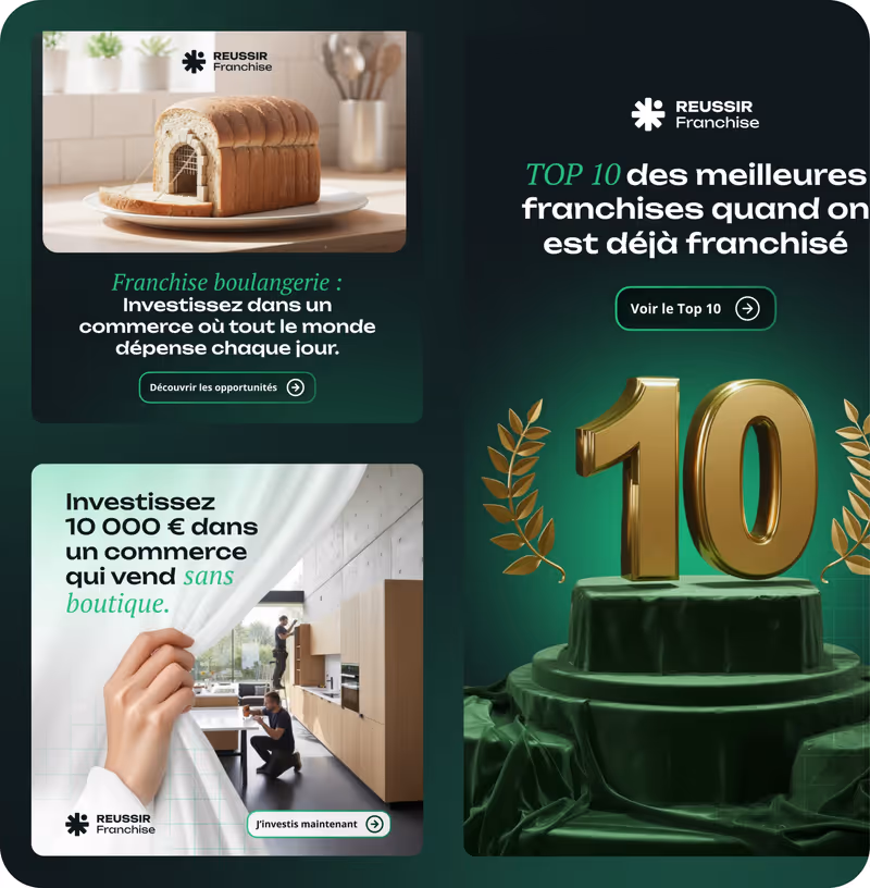 Projet Reussir Franchise réalisé par Design Elite