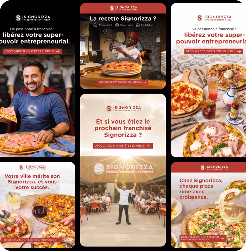 Projet Signorizza réalisé par Design Elite